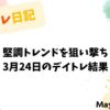 3月24日のデイトレード収支報告｜丸紅・トヨタで利益確保