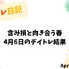 　【収支報告】含み損と向き合う春｜4月6日のデイトレ結果