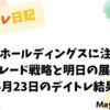 2022年5月23日のデイトレ結果と住石ホールディングスの展望
