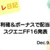 2022年12月9日 4銘柄利確＆ボーナスで配当強化！スクエニFF16発表｜2022年12月9日のデイトレ結果 アイキャッチ画像