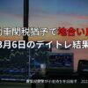 3月6日のデイトレード収支報告｜自動車・防衛・鉄鋼株が堅調