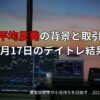 2025年4月17日のデイトレード結果と収支報告