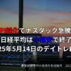 デイトレード結果のチャートと米CPIの影響を示すトレード画面