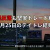 【収支報告】日経反落も堅実トレード継続｜7月25日のデイトレ結果