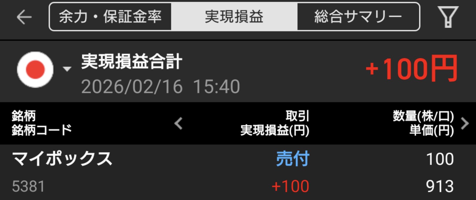 【投資記録】方向感を欠く米国市場と調整色の日本株｜2月16日の投資記録