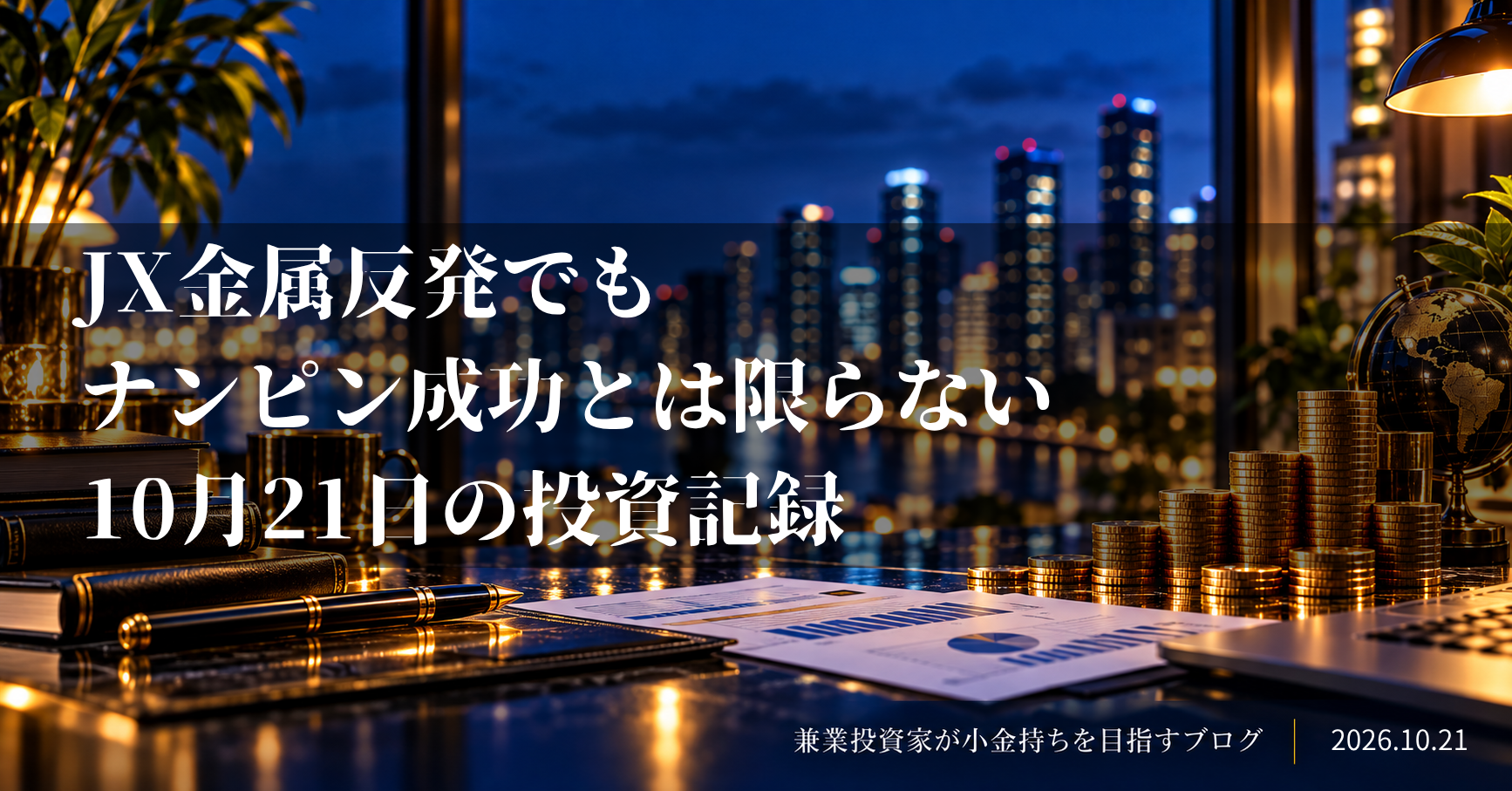 コインを積み上げた投資イメージ