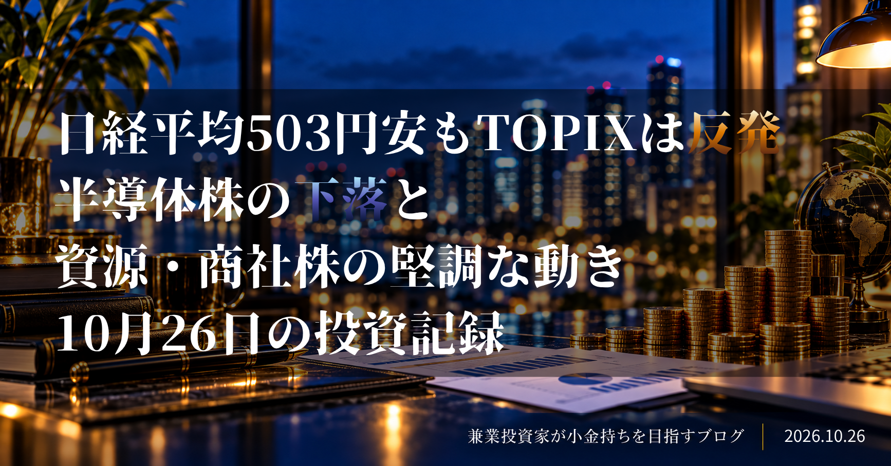 コインを積み上げた投資イメージ